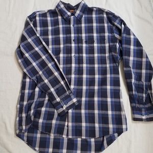 Blue plaid shirt by Timberland